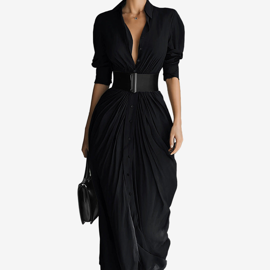 Kalisha™ Long Sleeve Maxi Dress