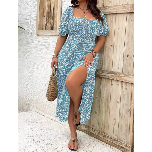 AVENNA™ – Comfy Elegant Summer Slit Dress