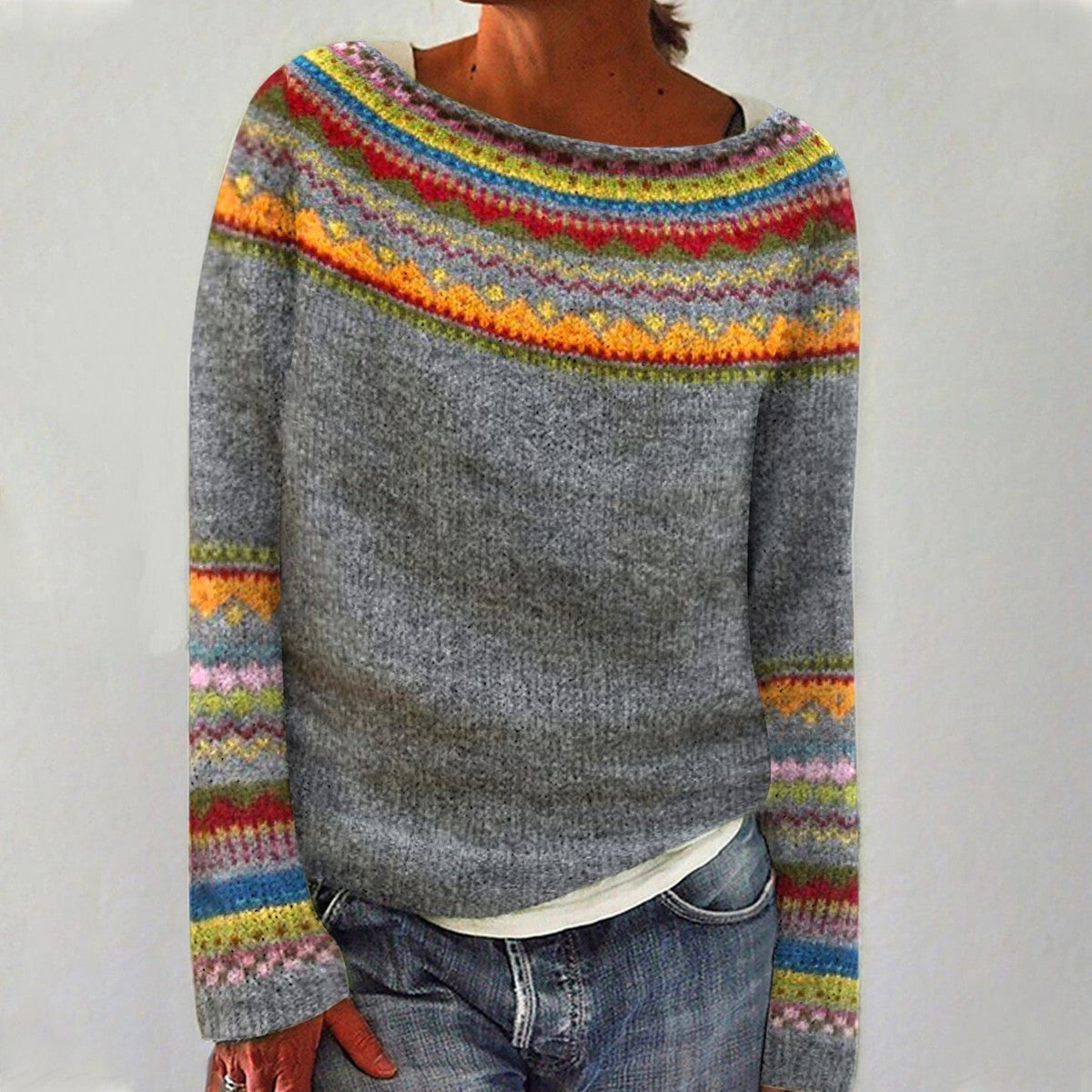 Emily - Colourful Cosy Sweater