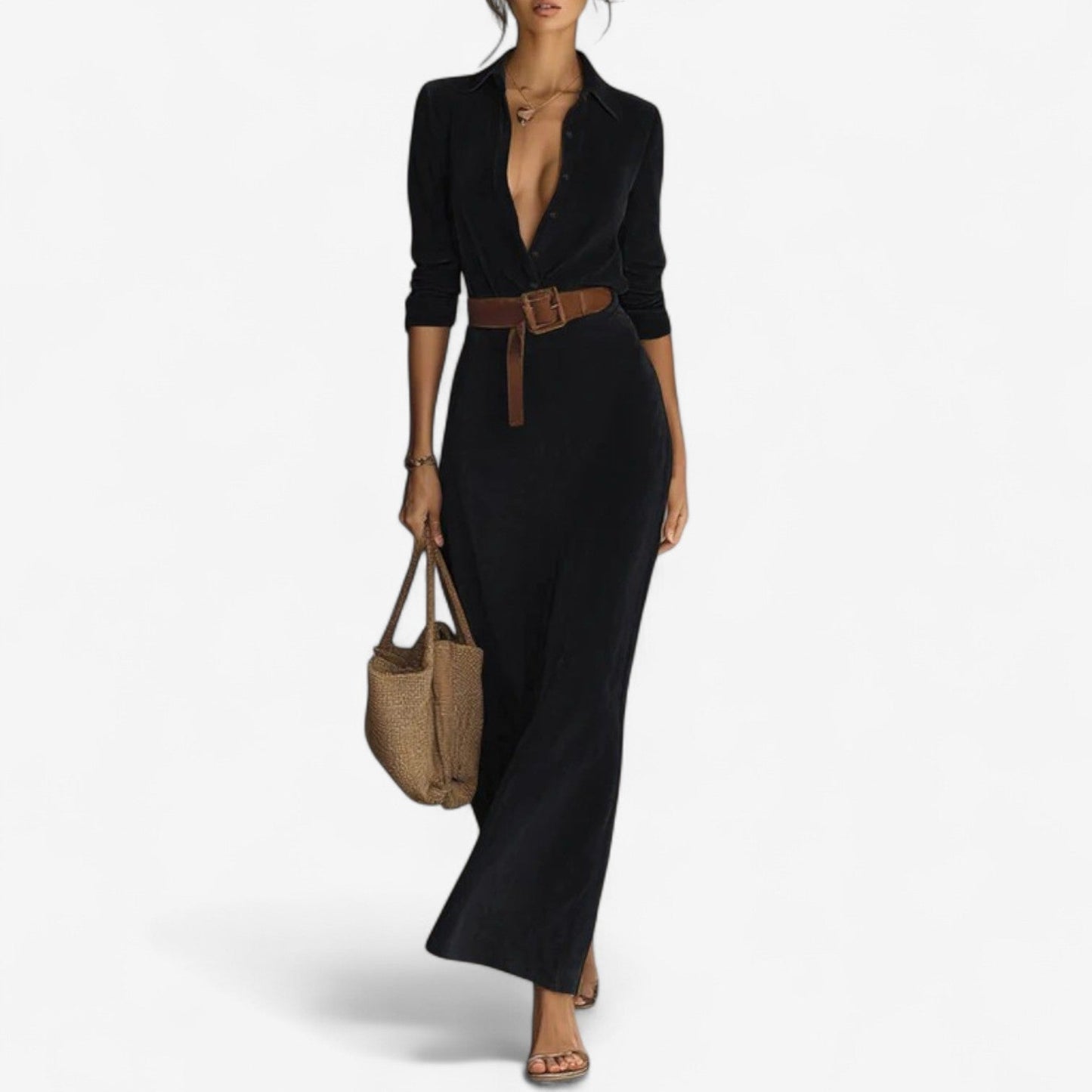 Jessica™ Minimalist Maxi Dress