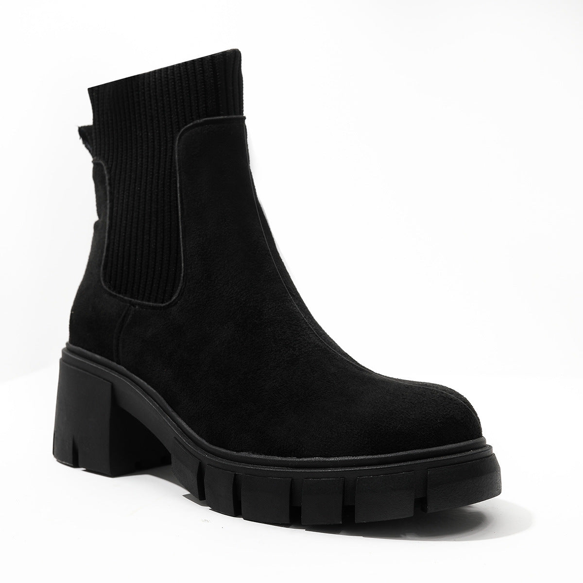 AVA™ - Women Chelsea Ankle Boots Chunky Slip On Booties