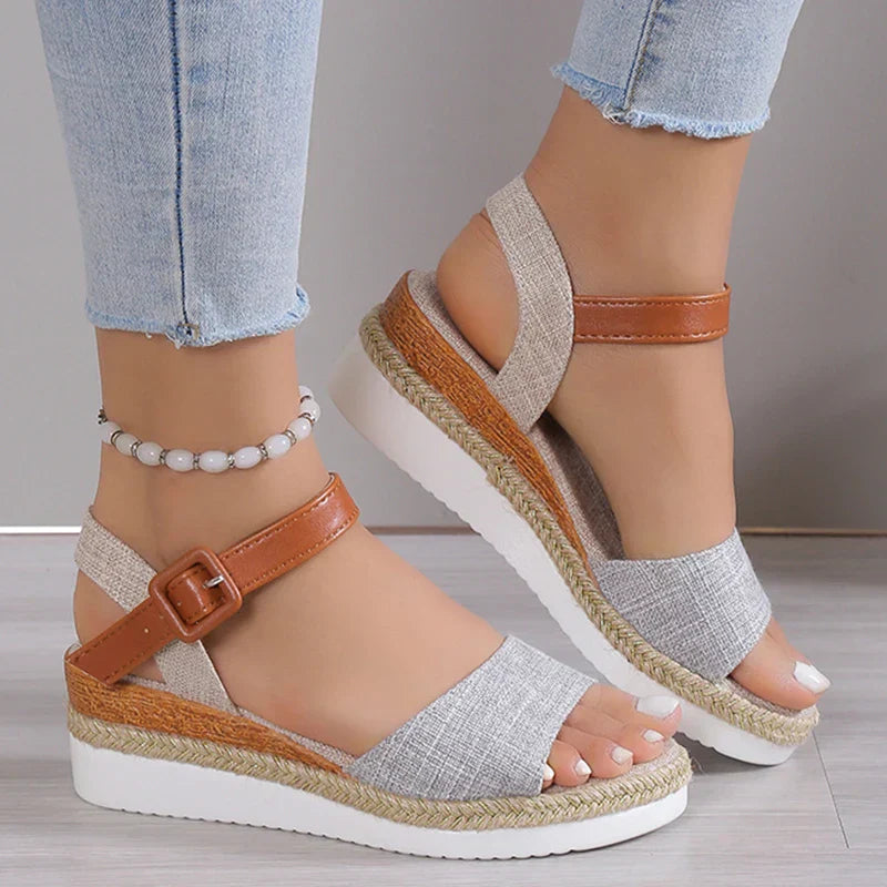 CHARLENE™ – Relaxed Style Wedge Sandals