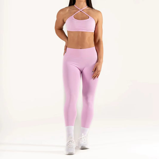 AURORA™ - Halter Tank Top & Leggings Workout Set